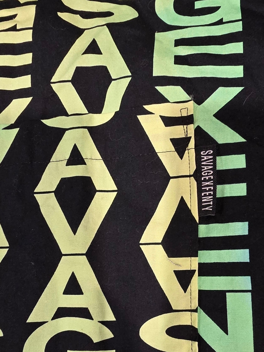 Savage X Fenty Oversized Logo Dress Size Medium - Picture 3 of 7